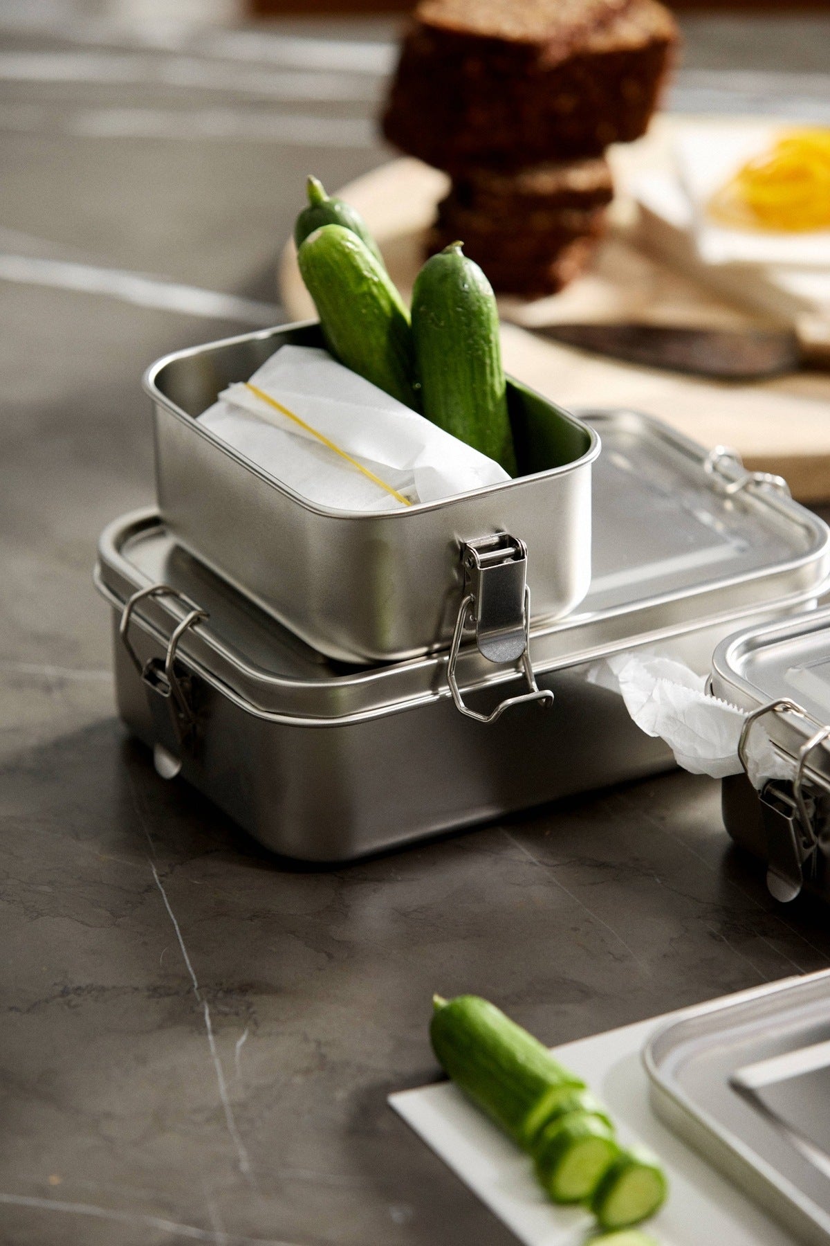 RUMEX firkantet madkasse, S - 550 ml