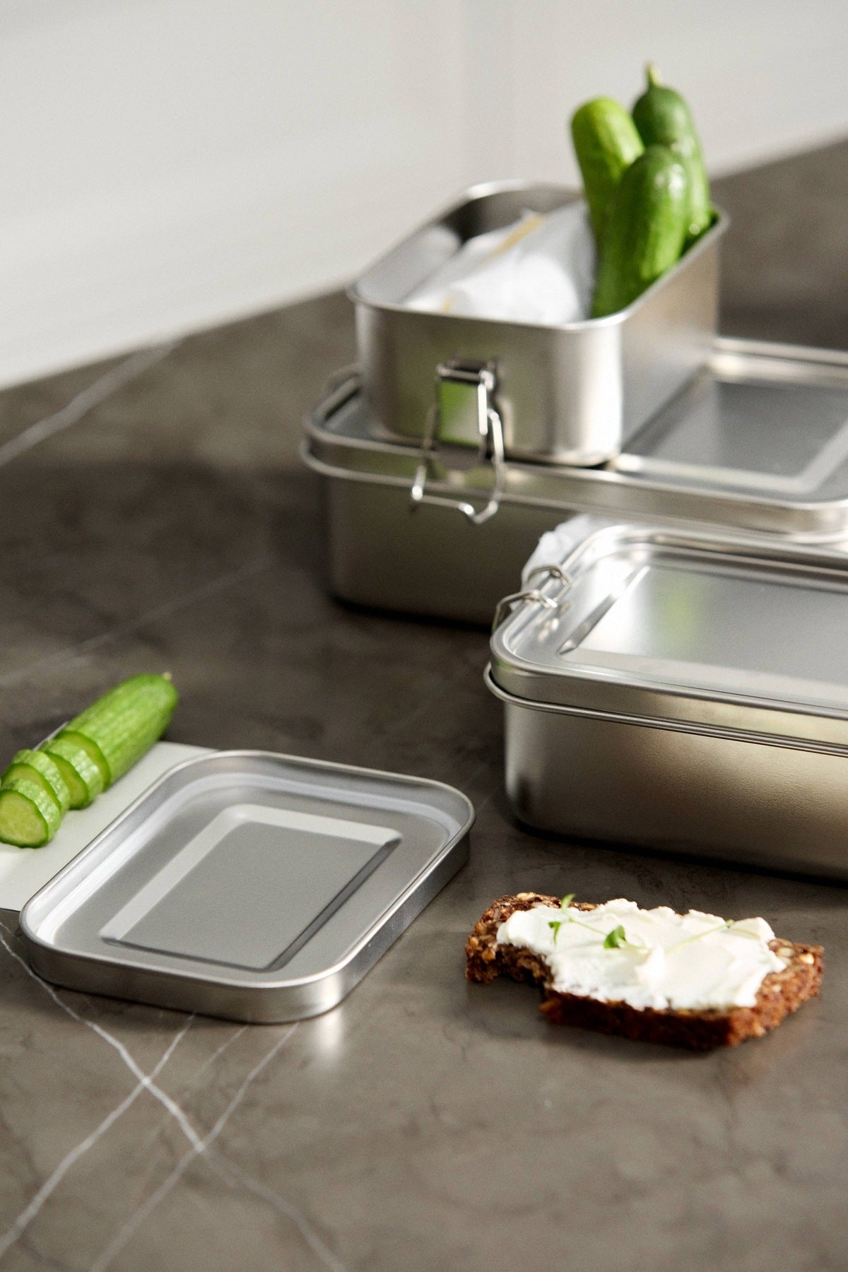 RUMEX firkantet madkasse, L - 1400 ml