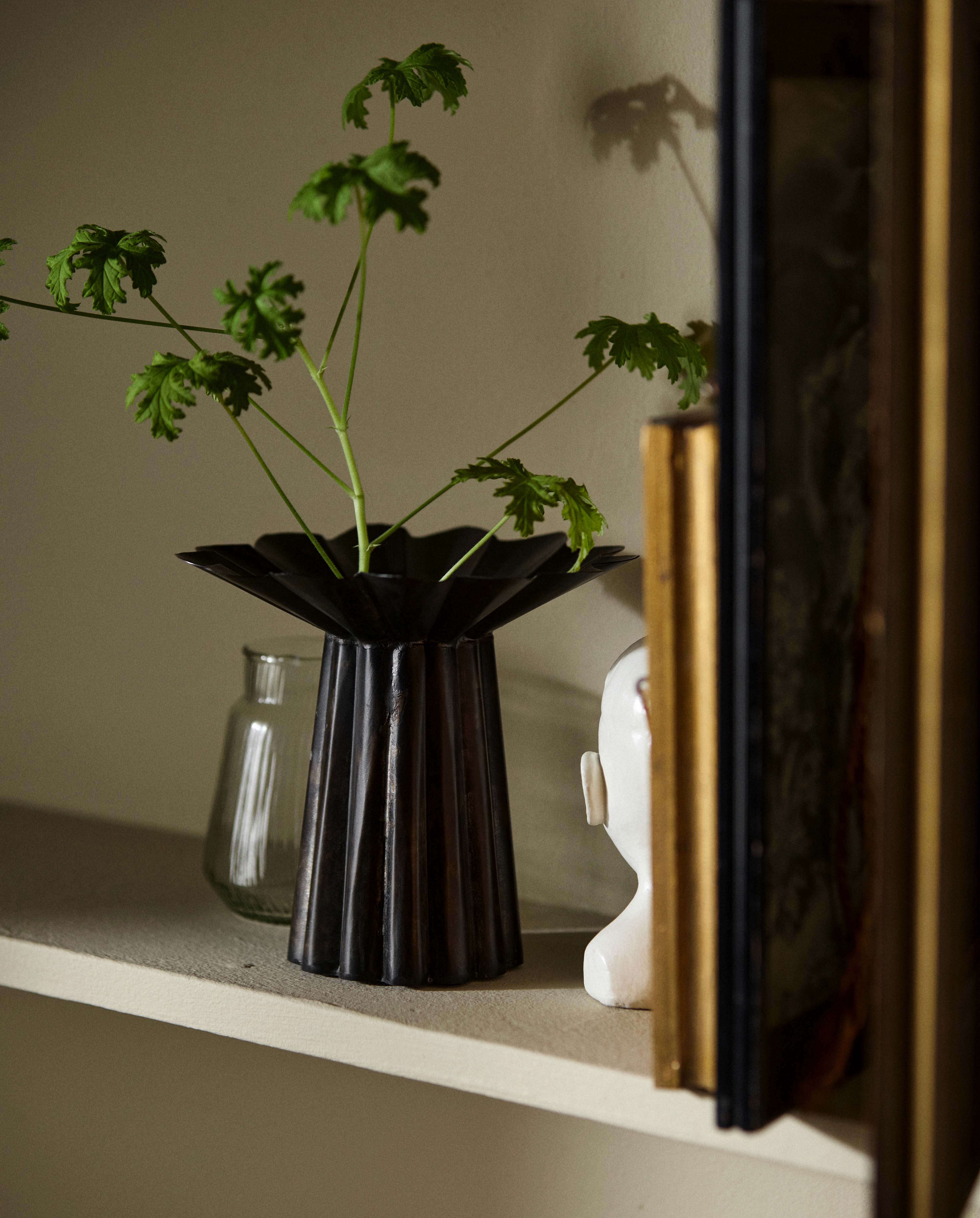 MINU vase, antik finish, S - brun
