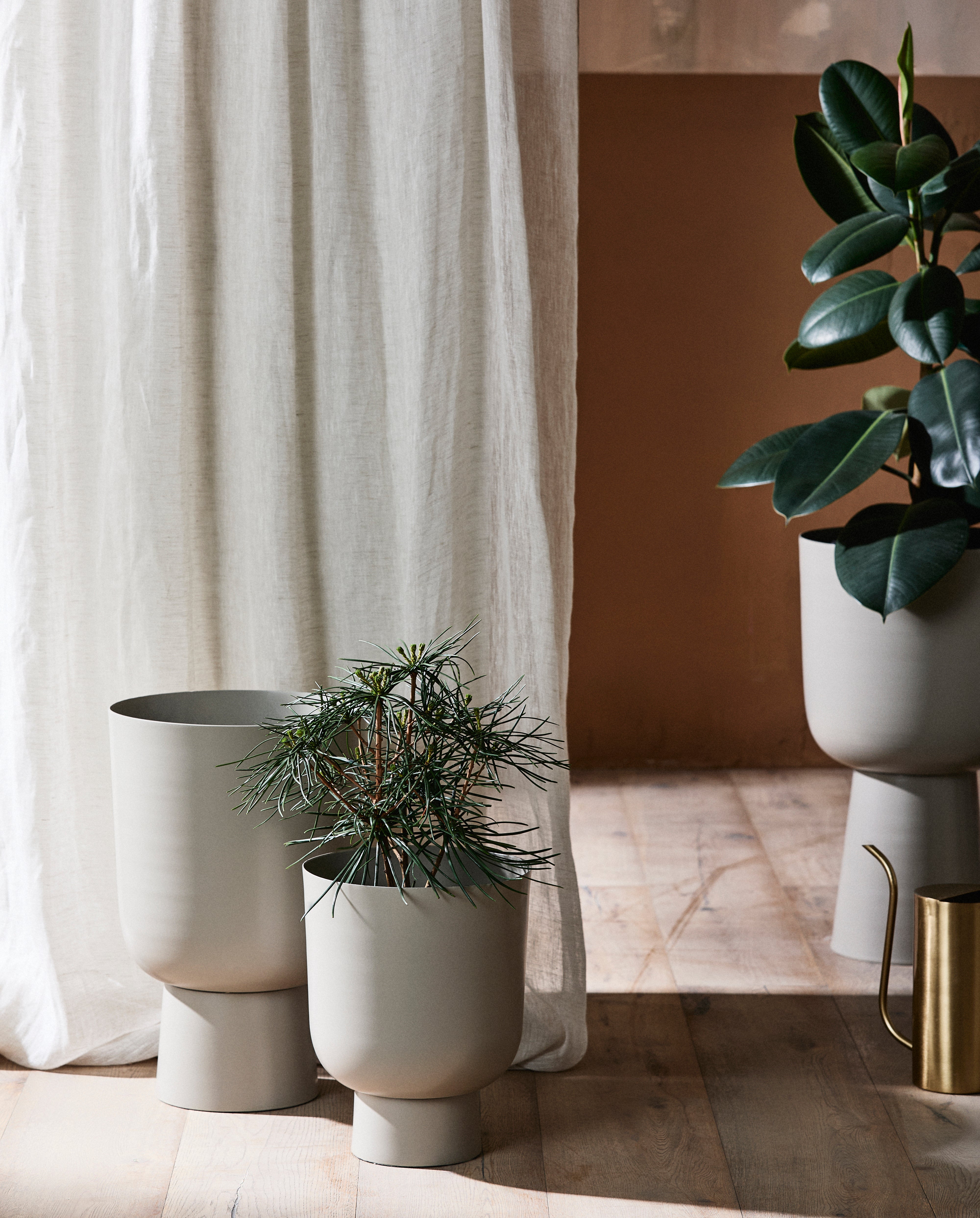 GALOA urtepotte, L - beige