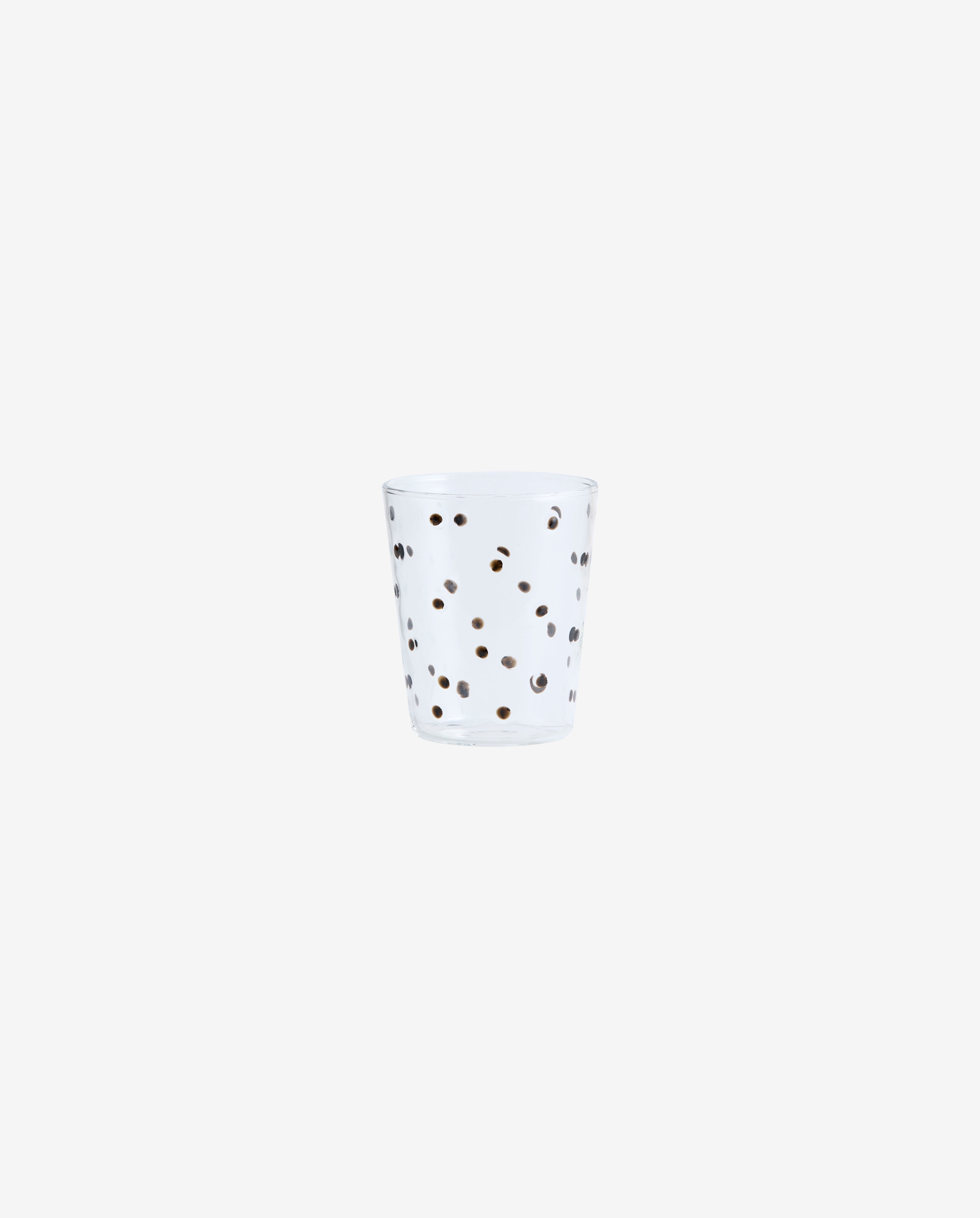 PISUM drikkeglas - klar/sort