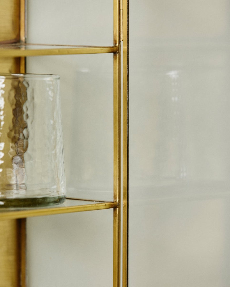 ADA vægskab i jern, M, 50x35 - guld finish - nordal.dk