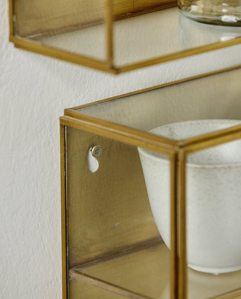 ADA vægskab i jern, M, 50x35 - guld finish - nordal.dk