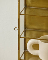 ADA vægskab i jern, S, 40x20 - guld finish - nordal.dk