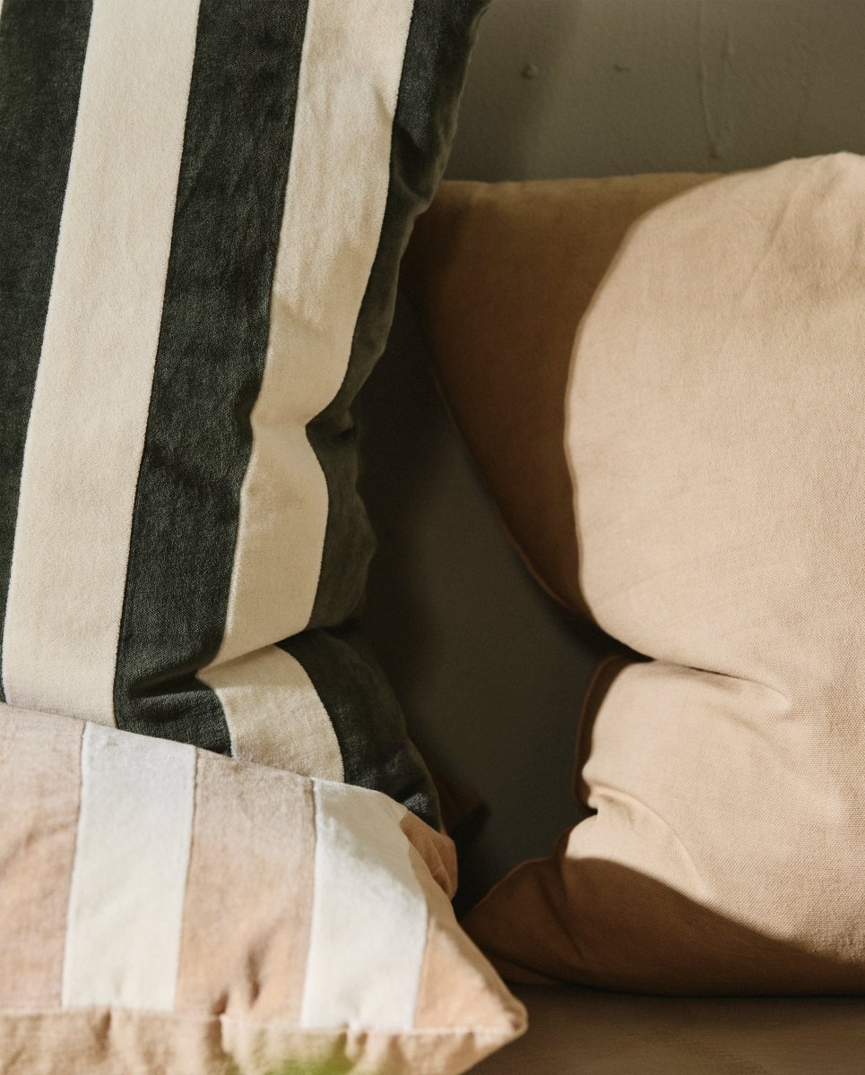 ALHENA pudebetræk - hvid/beige - nordal.dk