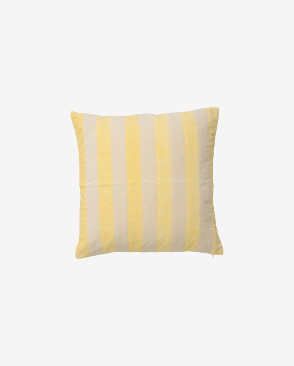 ALHENA pudebetræk - hvid/gul - nordal.dk