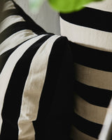 ALHENA pudebetræk - hvid/sort - nordal.dk