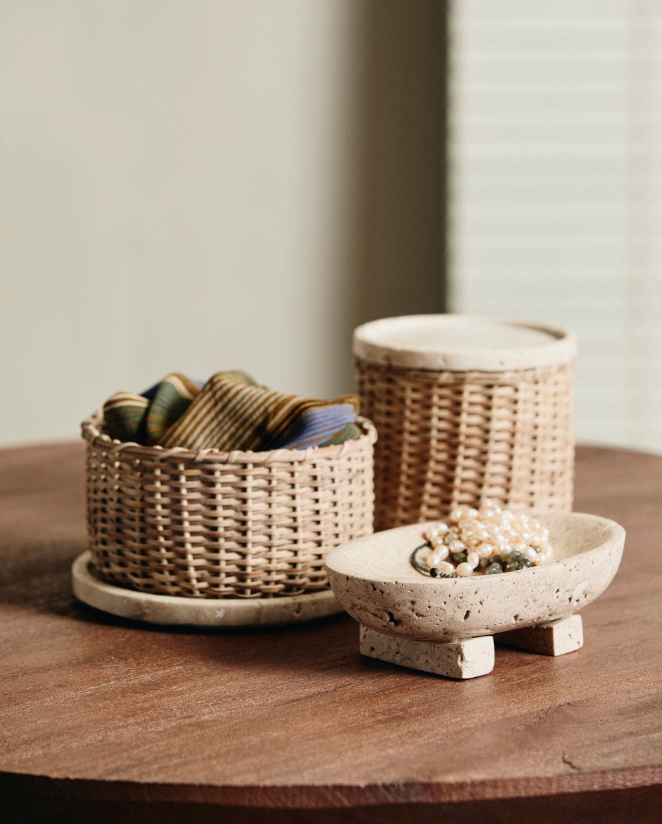 ARICA kurv m. låg, S - natur - nordal.dk