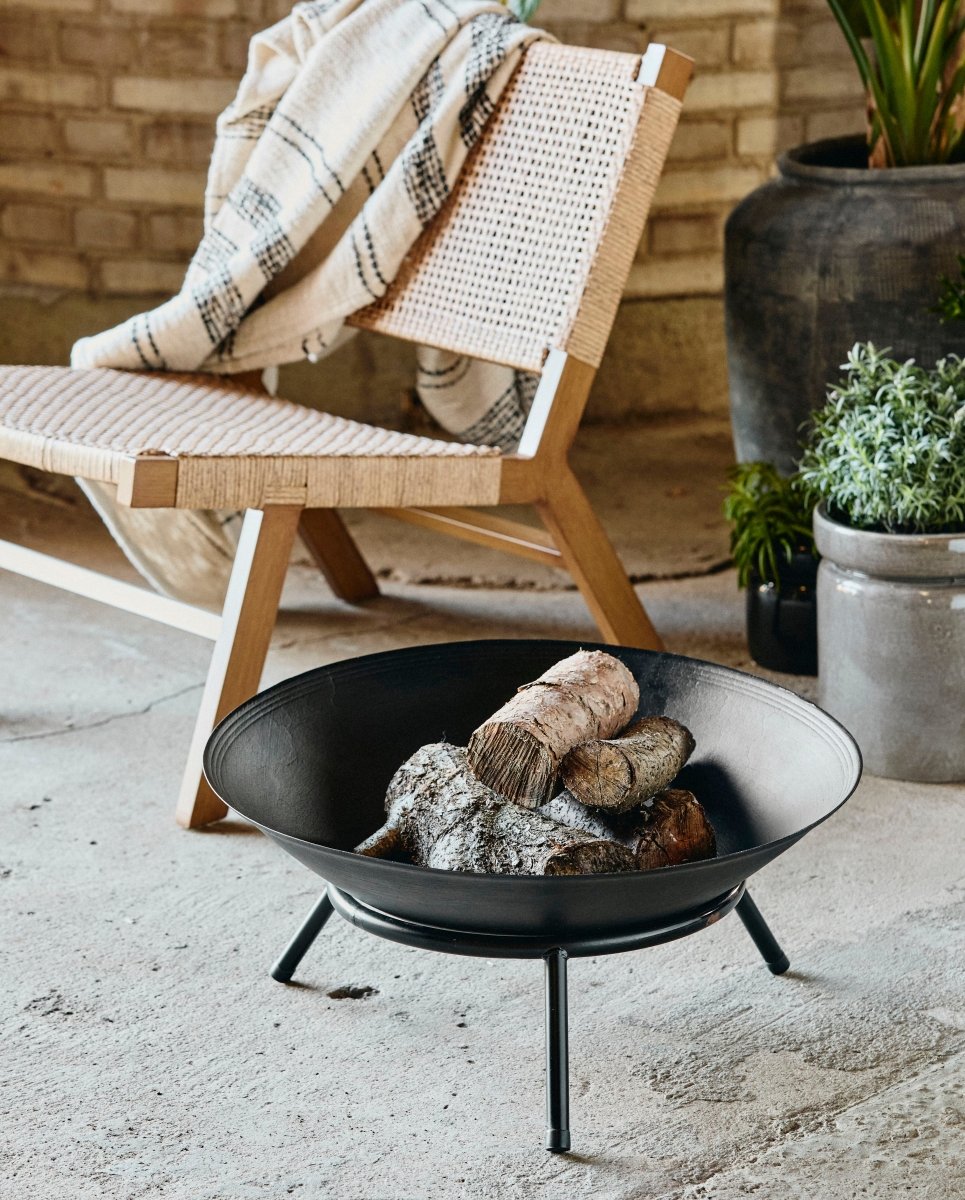 ASTER bålfad med stativ - ø61 cm - sort - nordal.dk