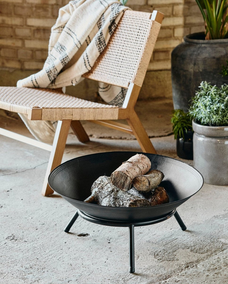 ASTER bålfad med stativ - ø61 cm - sort - nordal.dk