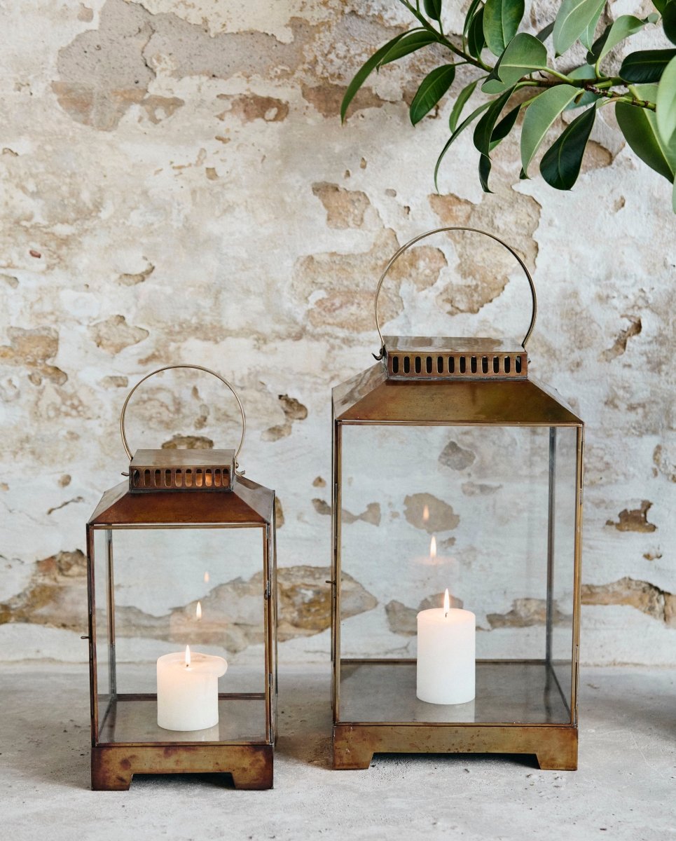 BITRA lanterne, L - messing - nordal.dk