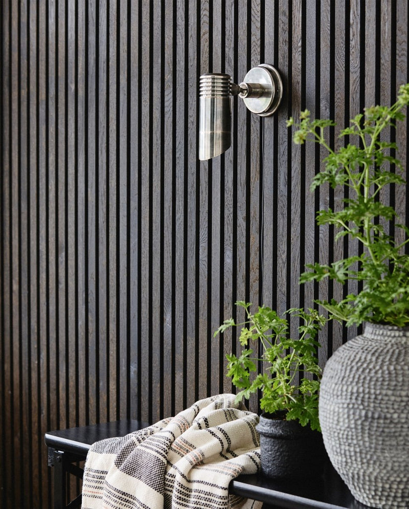 BRAGI væglampe, udendørs - krom - nordal.dk