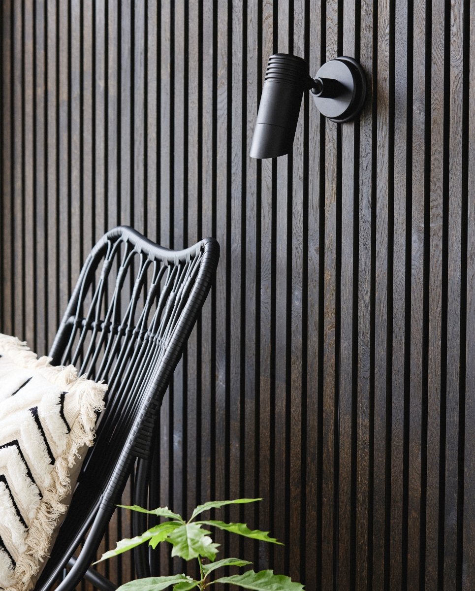 BRAGI væglampe, udendørs - sort - nordal.dk