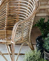 CANIA stol i bambus - natur - nordal.dk