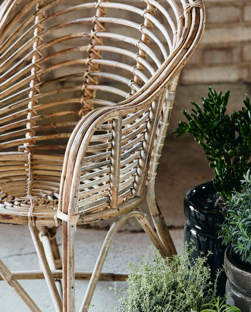 CANIA stol i bambus - natur - nordal.dk