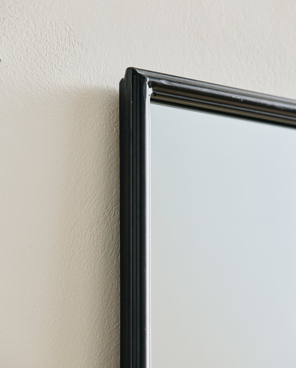 DOWNTOWN spejl med jernramme - h150 cm - sort - nordal.dk