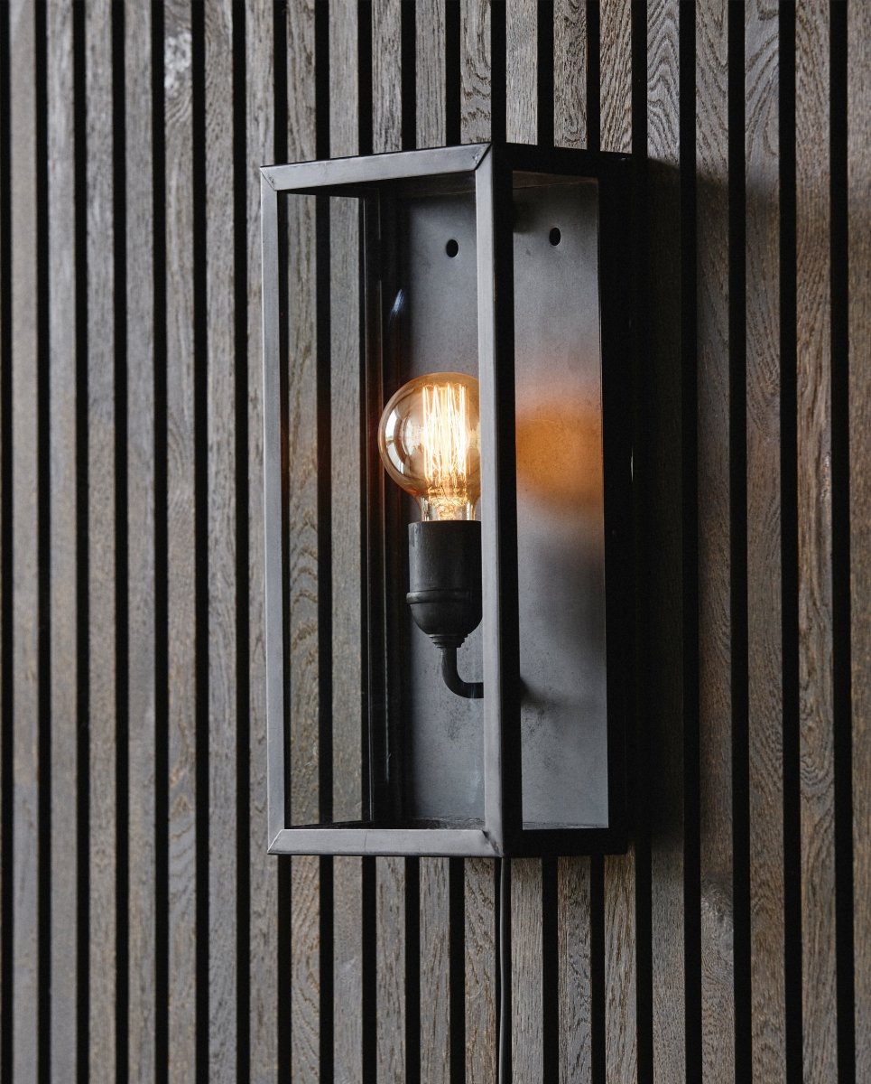 EOS væglampe / udendørslampe - h40 cm - sort - nordal.dk