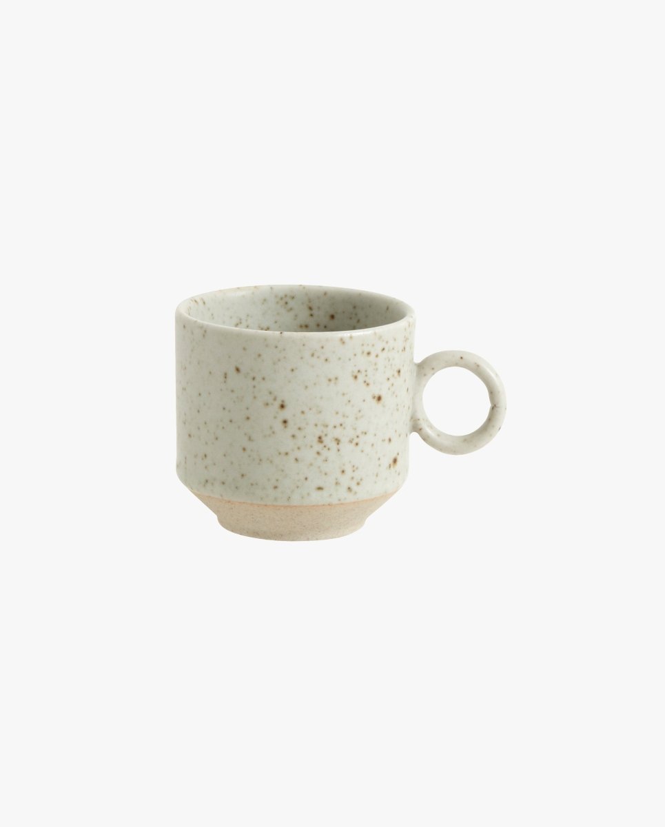 GRAINY espresso kop i keramik m - hank - sand - nordal.dk