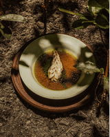 GRAWA dyb tallerken - ø21 cm - hvid - nordal.dk