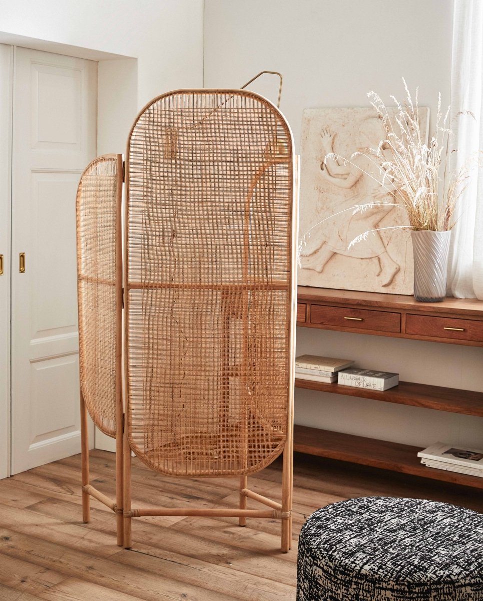 HELLE vase, glas - råhvid - nordal.dk