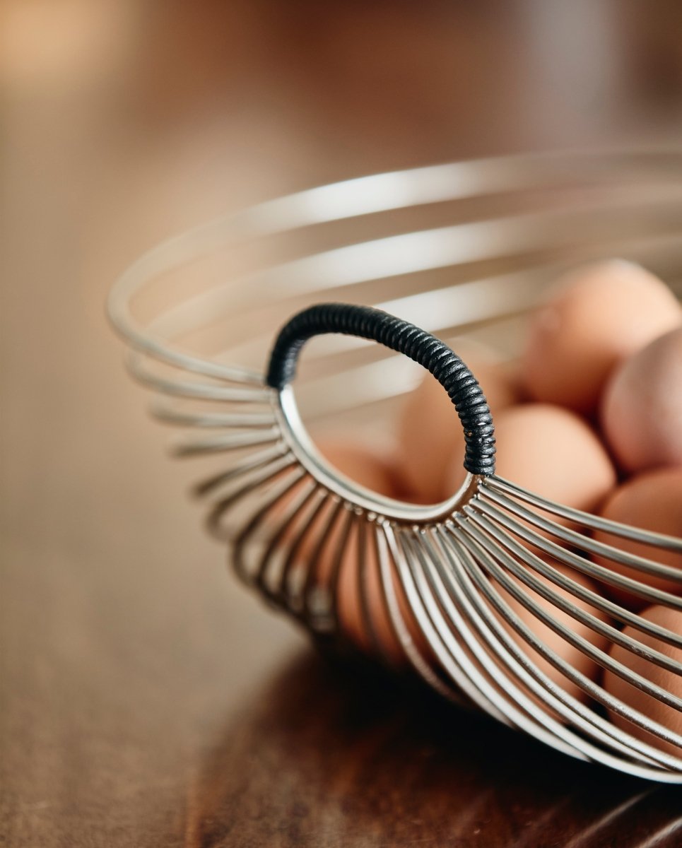 JAIPUR trådkurv m. håndtag - krom finish - nordal.dk