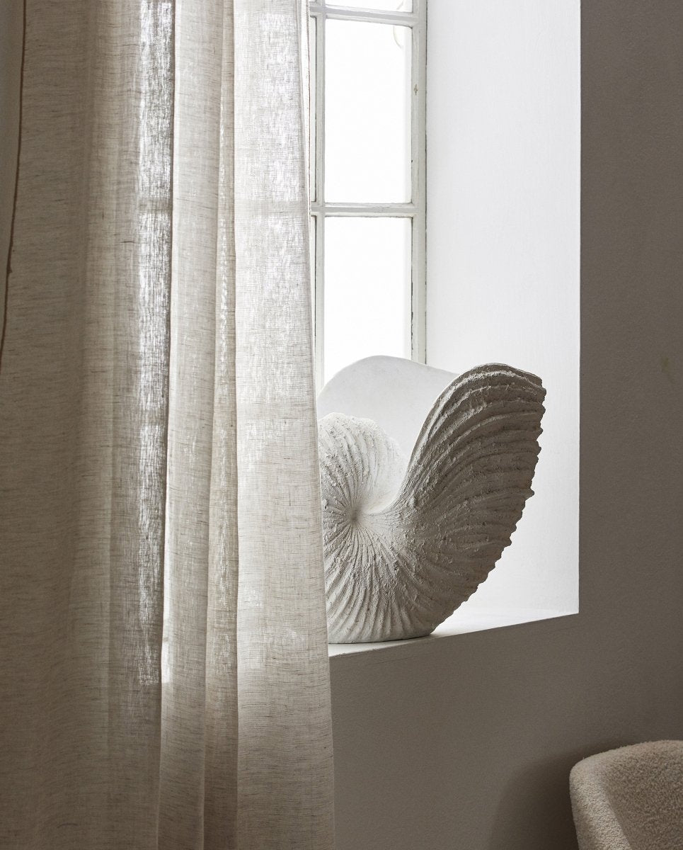 KETOY konkylie til dekoration - H41 cm - hvid - nordal.dk