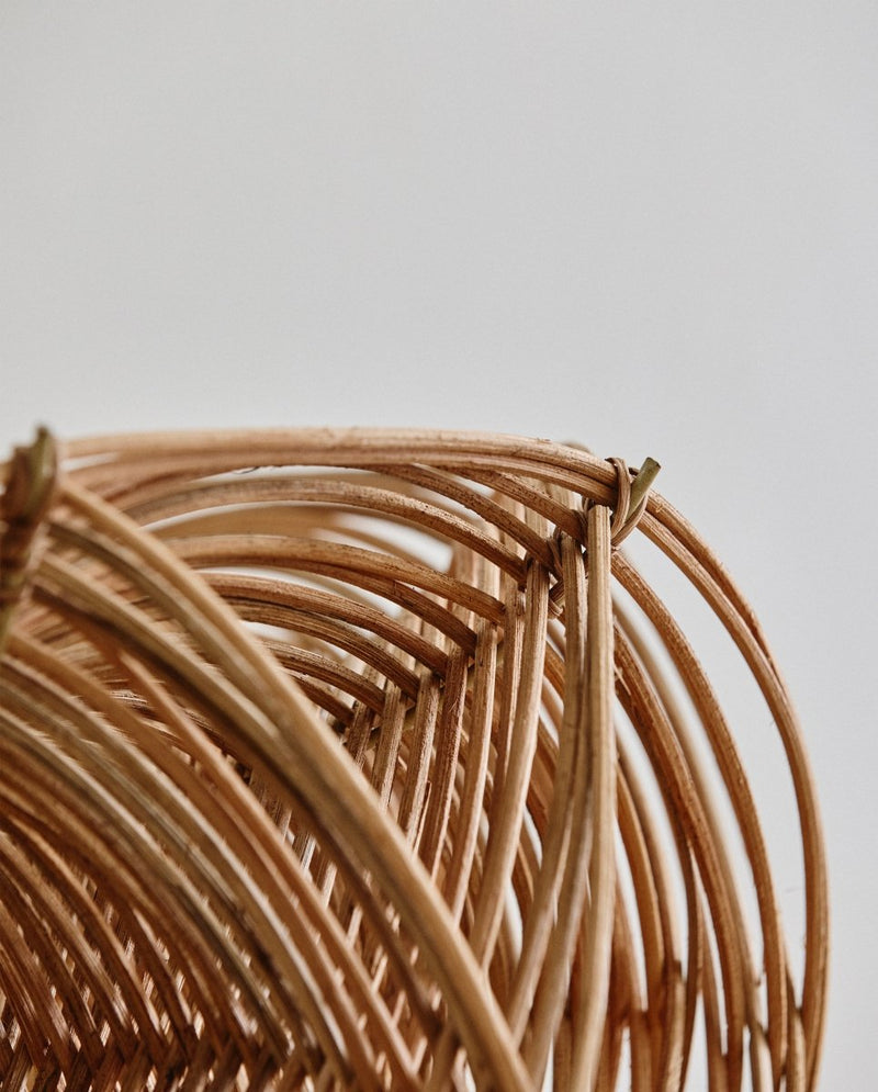 METIS lampeskærm i rattan - ø50 cm - natur - nordal.dk