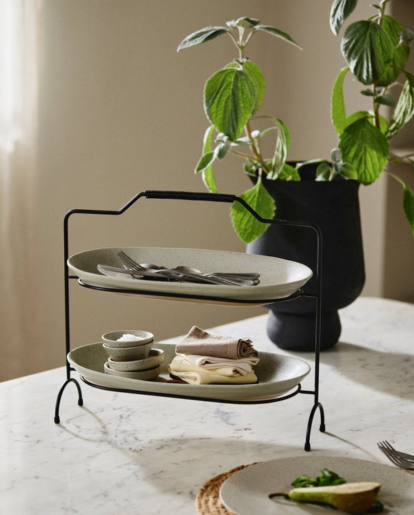 PRIMULA serveringsstativ - sort - nordal.dk