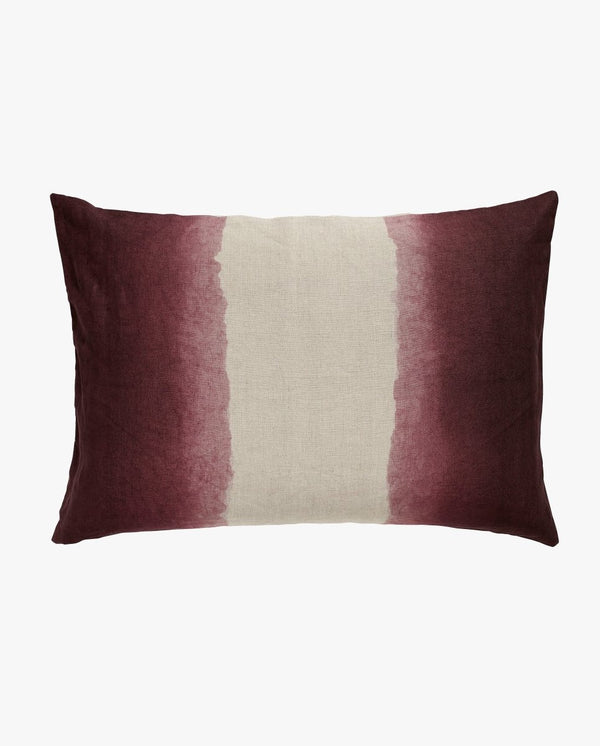 Pudebetræk med tie - dye - 50x70 - mørk rosa - nordal.dk