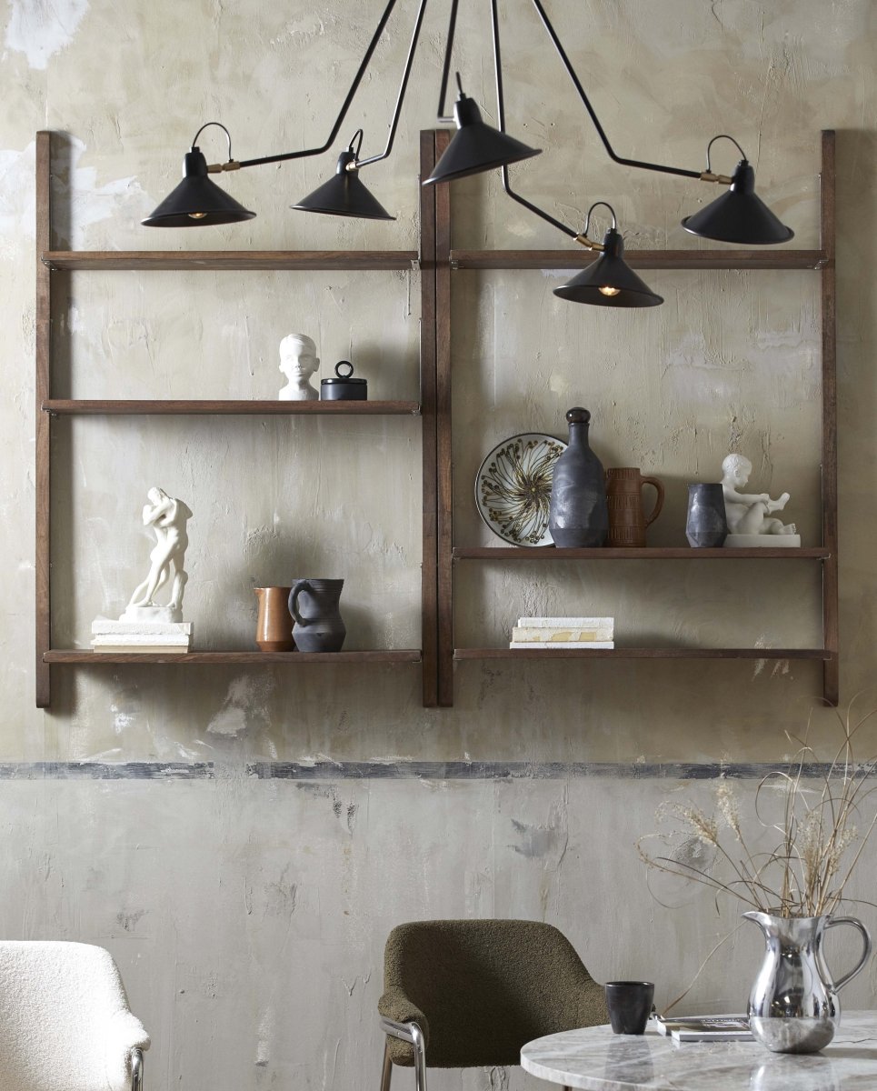 SINCA hylde i mangotræ - mørk brun - nordal.dk