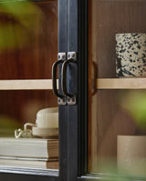 VIVA vægskab med 2 låger - sort - nordal.dk