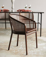 MOSSO spisebordsstol - mørk brun