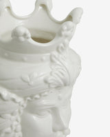 REMIRE vase i keramik h30 cm - hvid