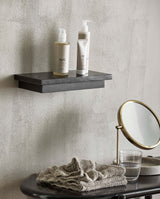 PAU hylde i marmor - L35 cm - sort