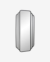 SKYLARK stort spejl i jern - 200x100 cm - sort