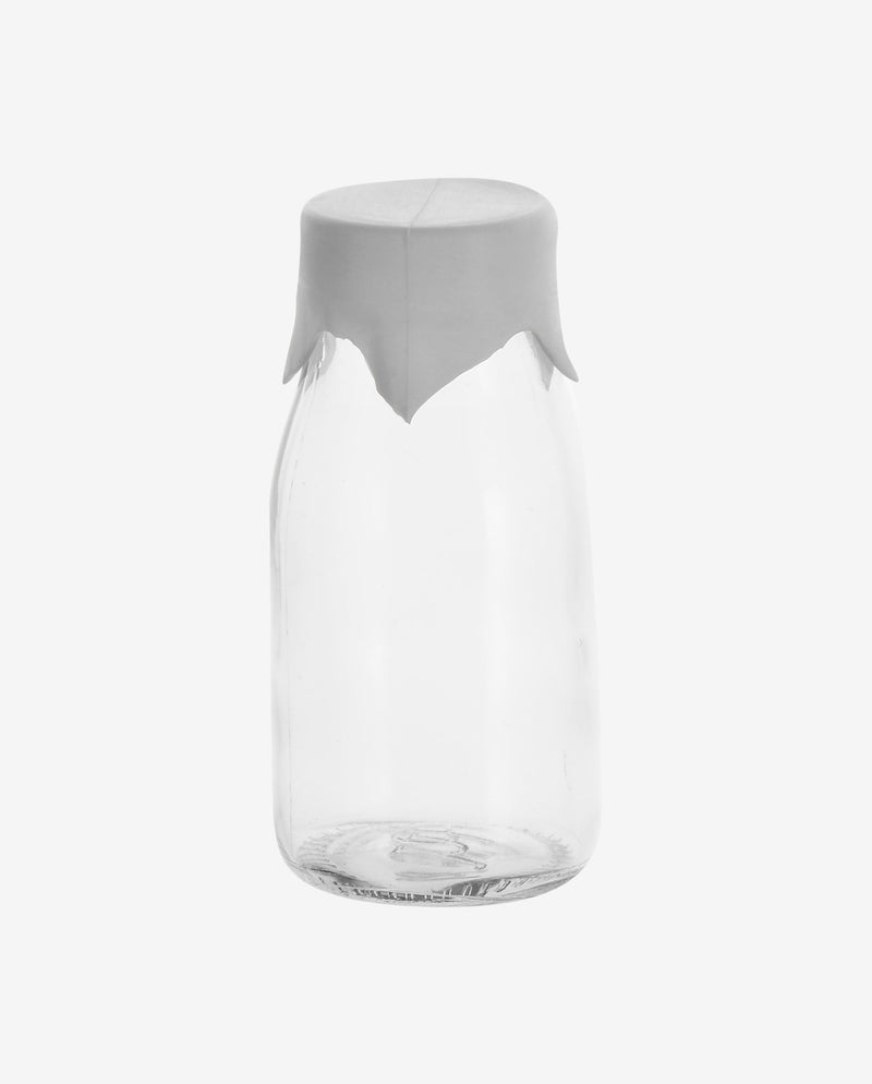 Mælkeflaske med låg i silikone - 2 dl
