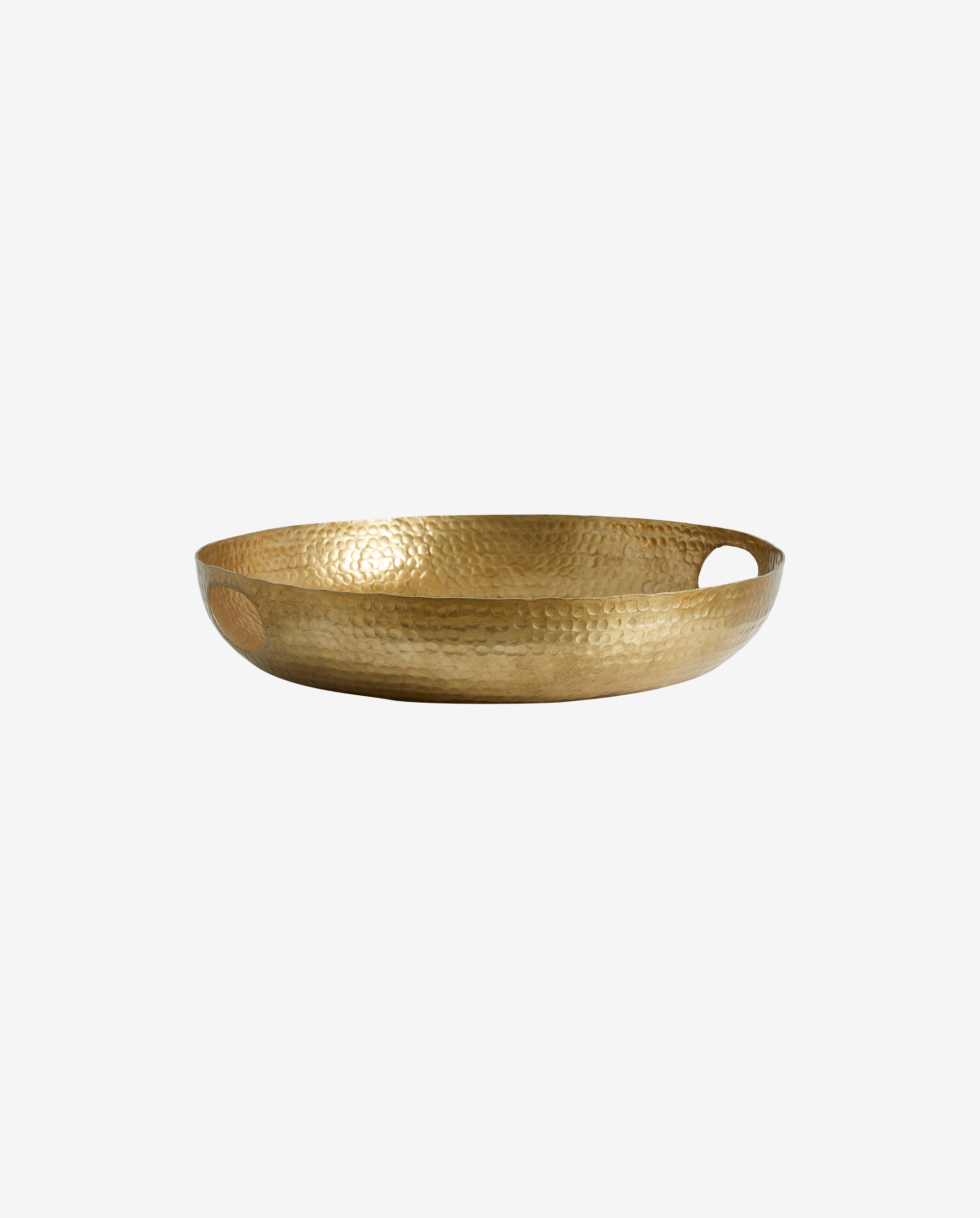 LAIKA kurv i aluminium - small - ø51 cm - guld finish