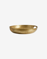 LAIKA kurv i aluminium - small - ø51 cm - guld finish