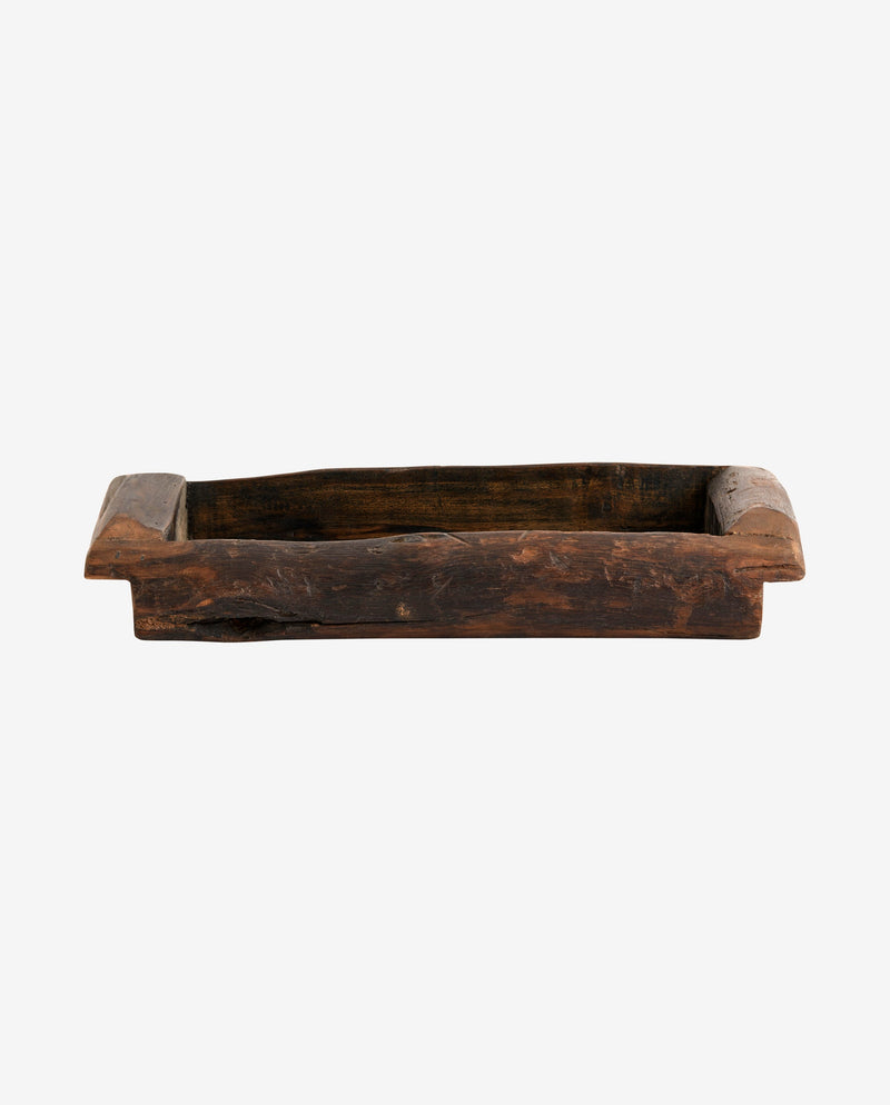 CONDO træfad / træbakke - 23x46 cm - mørkebrun