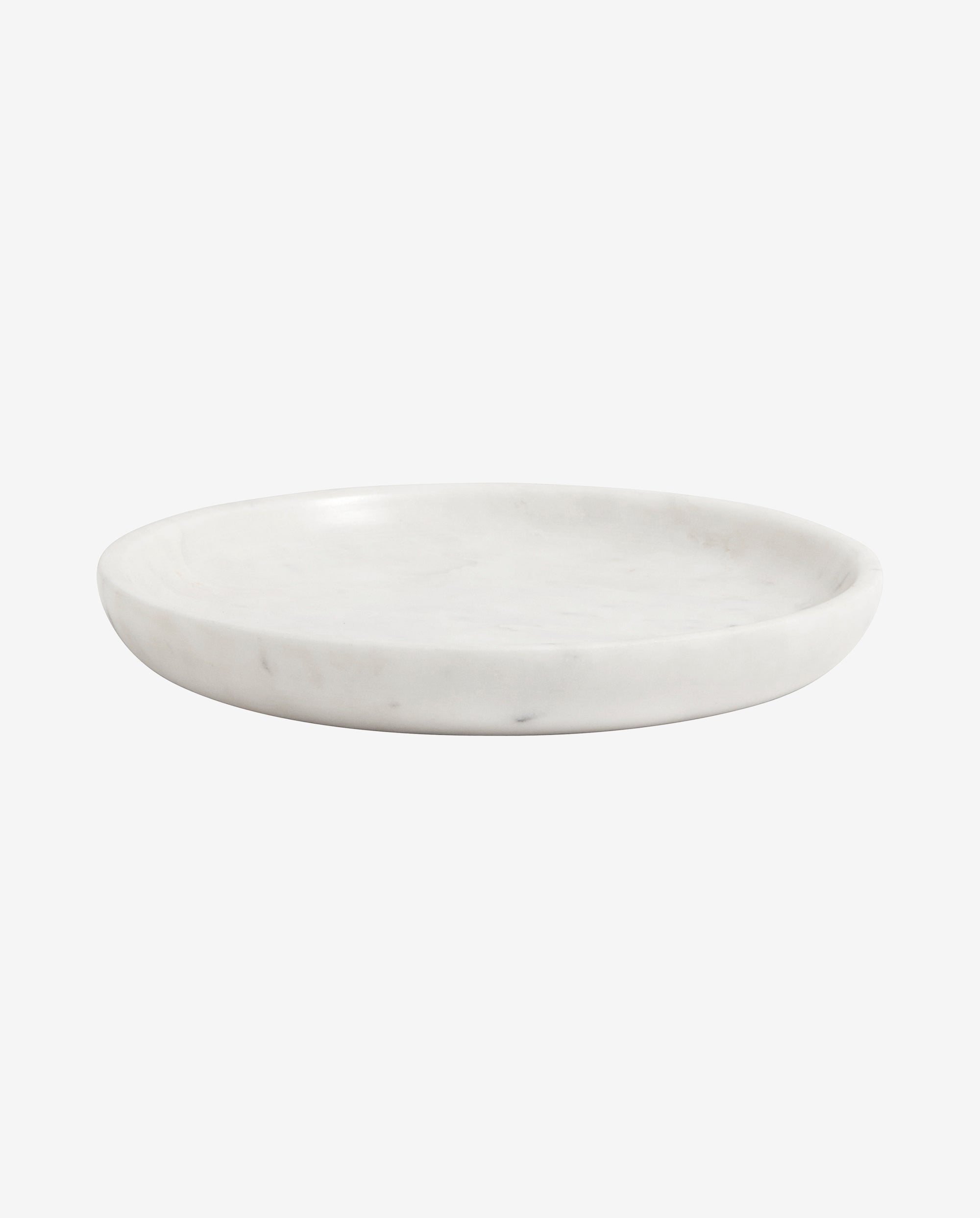 MARBLE fad i marmor - ø17 cm - hvid