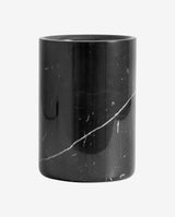 MARBI vinkøler/redskabskrukke i marmor - h18 cm - sort