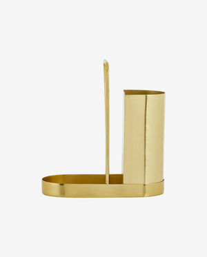 KAKI holder til opvaskebørste - 8,4x17,9 cm - guld finish