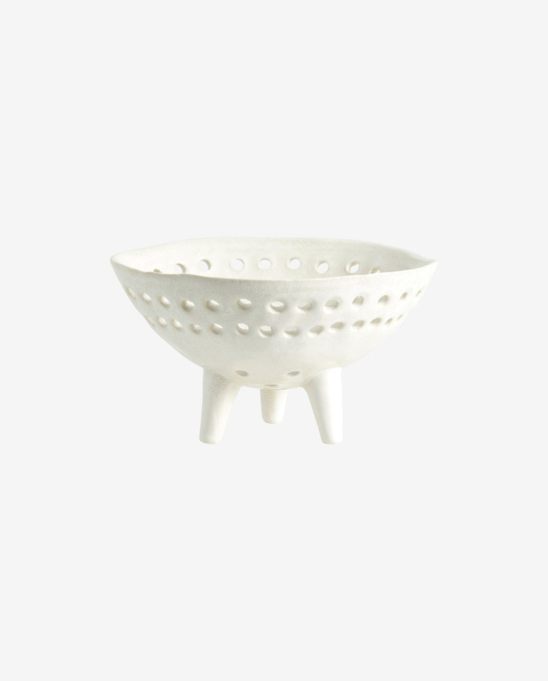 BAMI skål i keramik - ø22 cm - offwhite