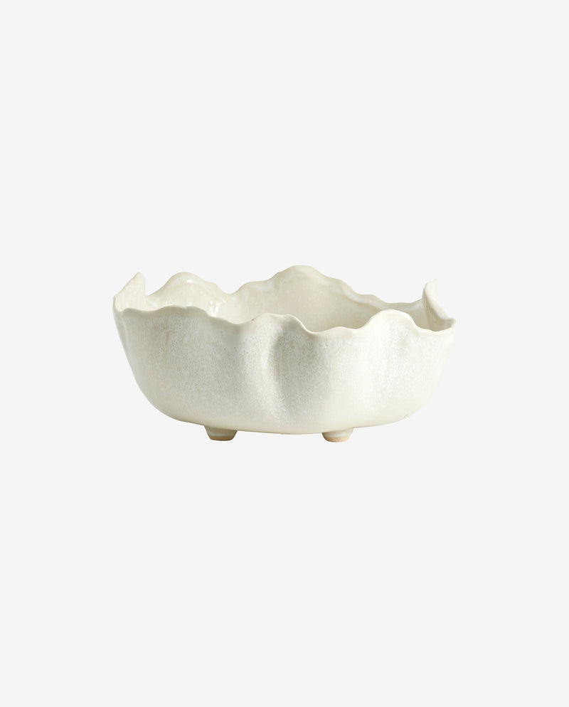 KAUAI skål i keramik - large - ø35 cm - offwhite