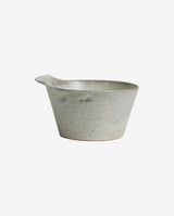 TORC skål i keramik med håndtag - M - ø18 cm - off white