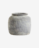 CEMA rustik urtepotte - small - h18 cm - grå