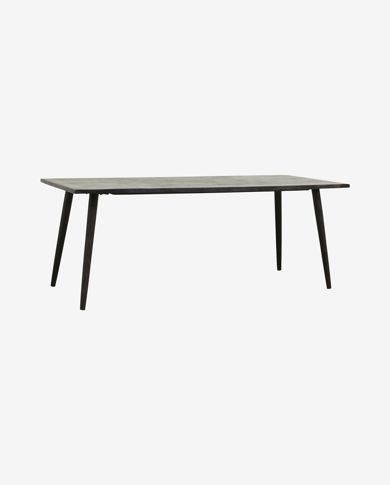 HAU spisebord i træ - 200x90 cm - sort