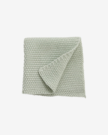 MERGA strikket karklud i bomuld - 1 stk - mint