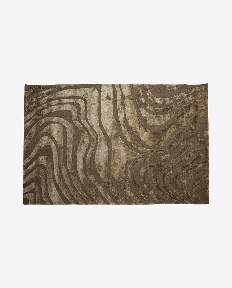HARPER jacquardvævet tæppe - 160x240 cm - grå