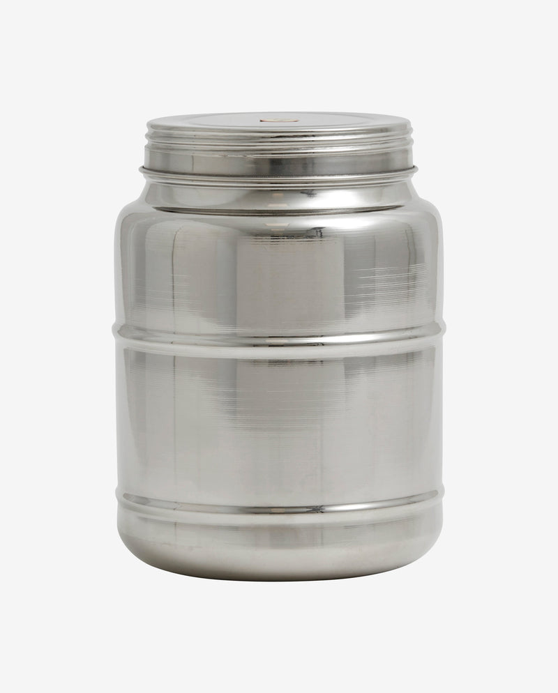 CANI opbevaringsdåse i rustfrit stål med låg - 1800 ml